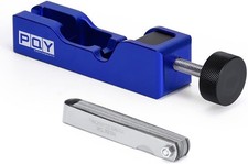 Universal Spark Plug Gap Gapping Tool With 32 Blade Feeler Gauge Blue