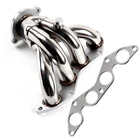FOR 2001-2005 HONDA CIVIC 1.7L EX D17A2 STAINLESS STEEL MANIFOLD EXHAUST HEADER