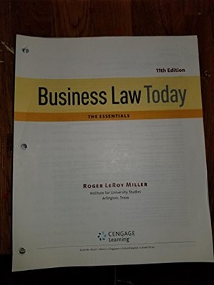 Cengage Advantage Books: Business Law ..., Roger Miller