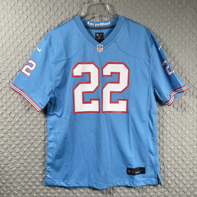 Nike Youth XL Derrick Henry #22 Oilers Throwback Jersey TN Titans