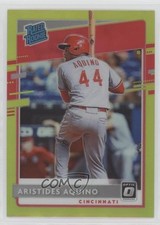 2020 Donruss Optic Rated Rookies Retail Lime Green Prizm Aristides Aquino 0kn