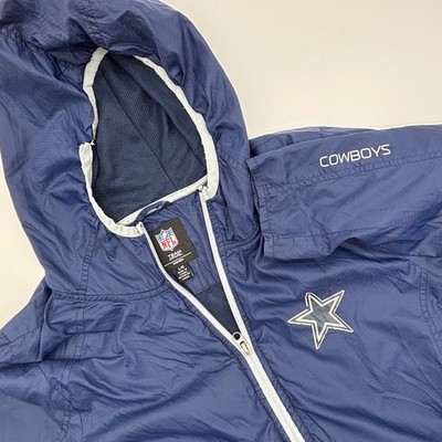 NFL Team Apparel Dallas Cowboys Jacket Womens L/G Full Zip Hooded