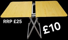 Portable Folding Table for Camping and Garden Parties Trestle Dinner Table