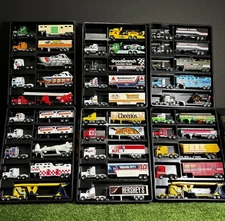 HUGH LOT of (30) RARE Vintage 1981+ CONVOY TRACTOR TRAILER W/ (3) Cases *MINT+++