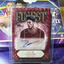 2024-2025  Topps Finest Autograph Zach Collins - # /5