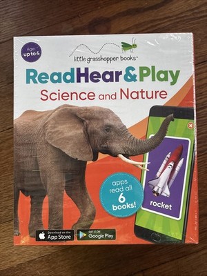 Read Hear & Play Science & Nature by Little Grasshopper 6 Books/ 6 Apps SEALED