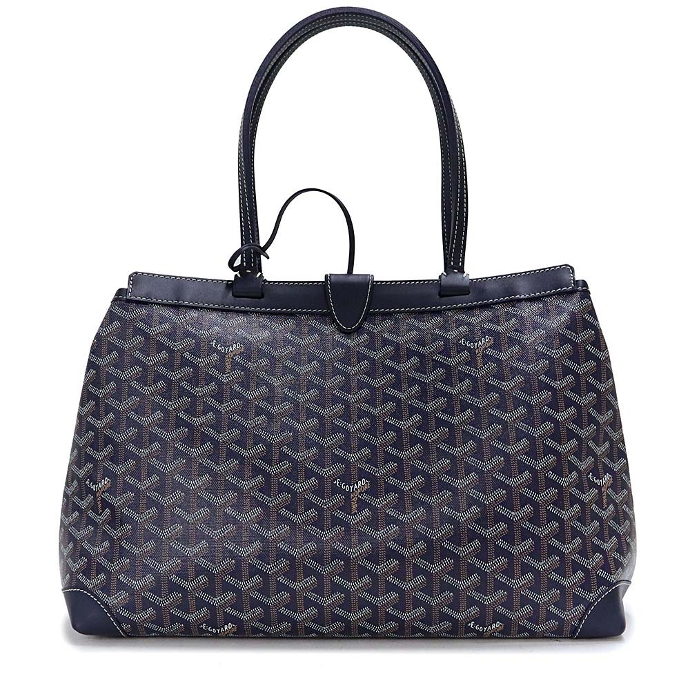 GOYARD Belchasse Beyard PM Tote Bag Goyardine Chevron BELBIAPMLTY