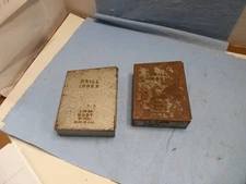 HUOT DRILL INDEX'es 1-60 drills one has drill bits other empty!