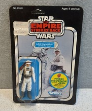 Vintage Kenner Star Wars 1982 Luke Skywalker Hoth Figure MOC 48-C Back