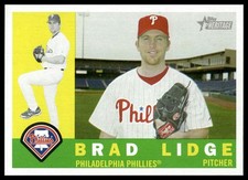 2009 Topps Heritage #103 Brad Lidge Philadelphia Phillies NM+