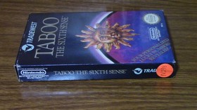 Nintendo NES Taboo The Sixth Sense Video Game Tradewest 1989 Japan