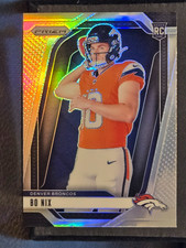 2024 Panini Prizm Bo Nix #5 Silver Prizm NM+