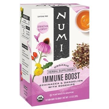 Numi Teas Чай для повышения иммунитета 16 пакетиков в коробке