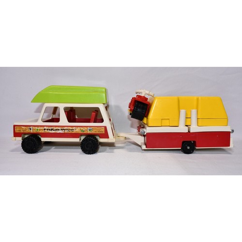 Complete Vintage Fisher Price Little People Play Family Camper Set 992 0625! - Picture 5 of 7