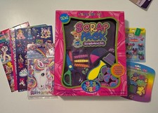 Vintage Lisa Frank Scrap Pack Girlfriends Set Scrapbook Kit Incomplete Lot