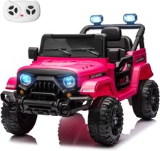 MINIATURE MOTORS 12V Kids Electric Ride on Truck Car Remote Control, Twin 35W Mo