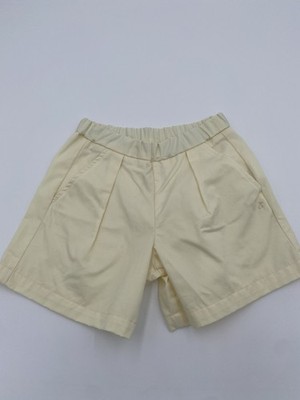 Bonpoint Kids Courtney Cotton Shorts In Butter Yellow