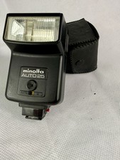 Vintage Minolta-auto 25 Flash Attachment With Case