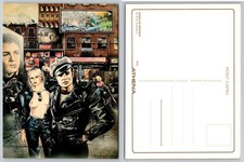 Marlon Brando The Wild One Art Postcard W.S. Grandison Athena Biker Culture