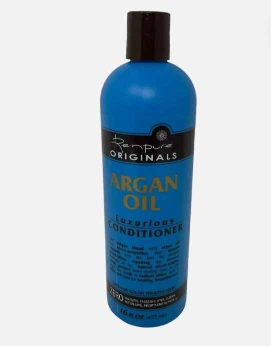 2X Renpure Originals Argan Oil Luxurious Conditioner for Color Treated Hair 16oz - Image 2 of 2