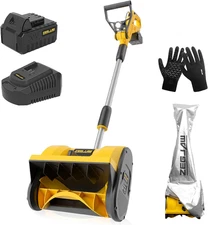 Cordless Snow Shovel,20V 12-Inch Electric Snow Shovel, Snow Blower Cordless with