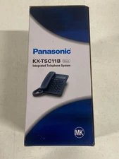 Panasonic KX-TSC11B Corded Phone with Caller ID, Black