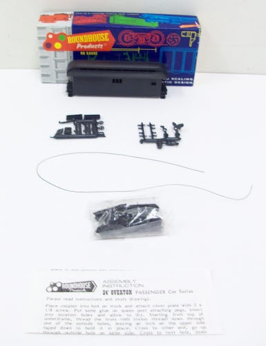 Kit de coche de equipaje Overton sin letras escala Roundhouse 3740 HO | Zustand: New