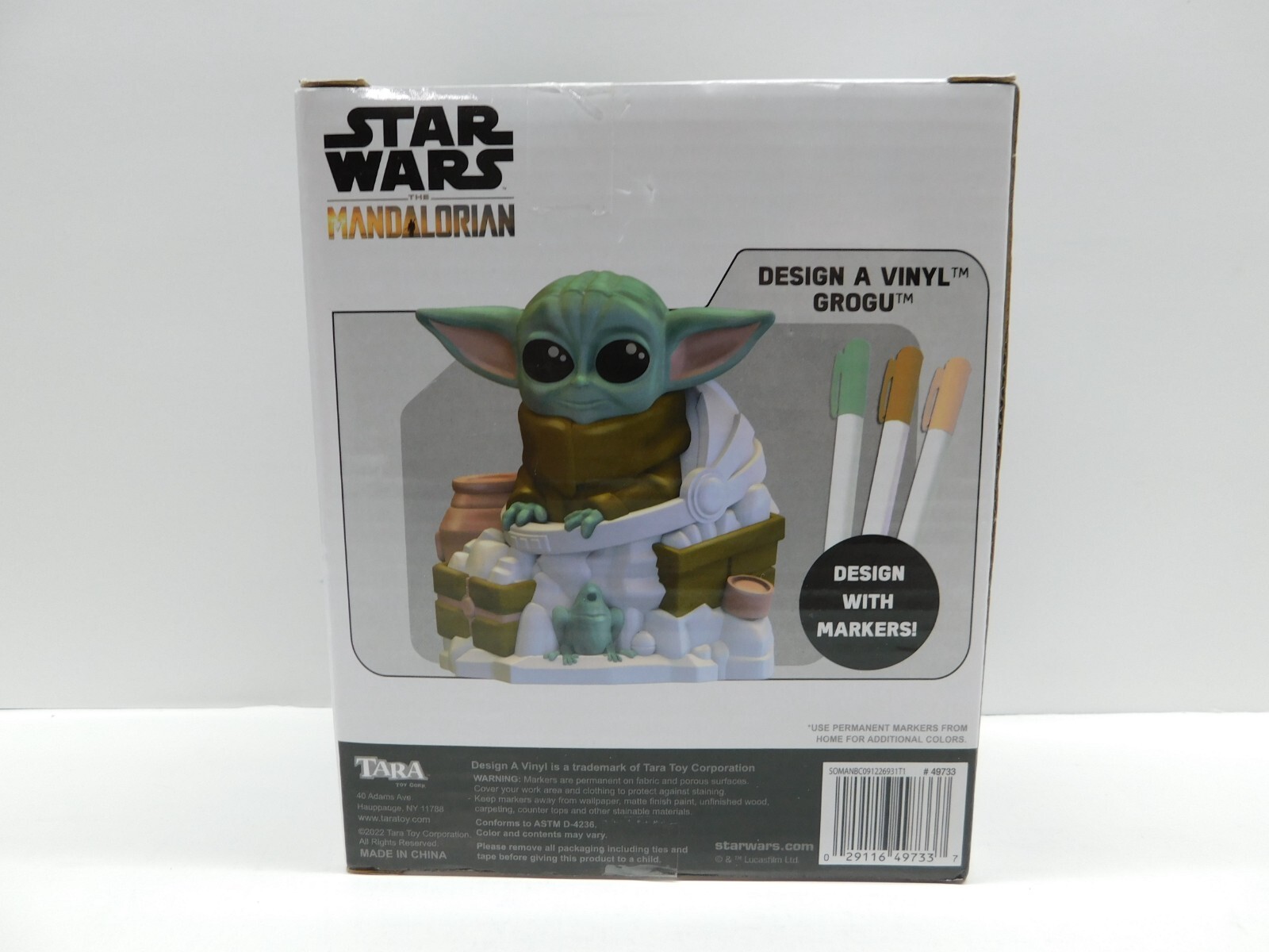 Disney Star Wars The Mandalorian Design A Vinyl  Baby Yoda Grogu Age 4+