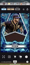 Topps Bunt Tommy Pham Topps Class Team Water Relic Rare [DIGITAL]