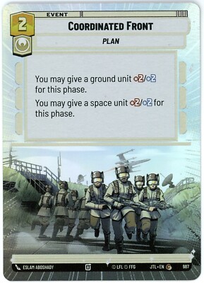 Coordinated Front - (Hyperspace Foil) - Jump to Lightspeed - Star Wars Unlimited