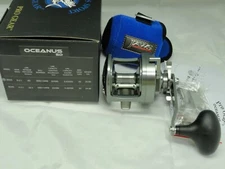 PRO GEAR Oceanus SD35 Pro Gear Star Drag reel Gunmetal RH W Extra Aluminum arm