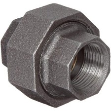 Anvil 8700163655, Malleable Iron Pipe Fitting, Union, 2" NPT Female, Galvanized
