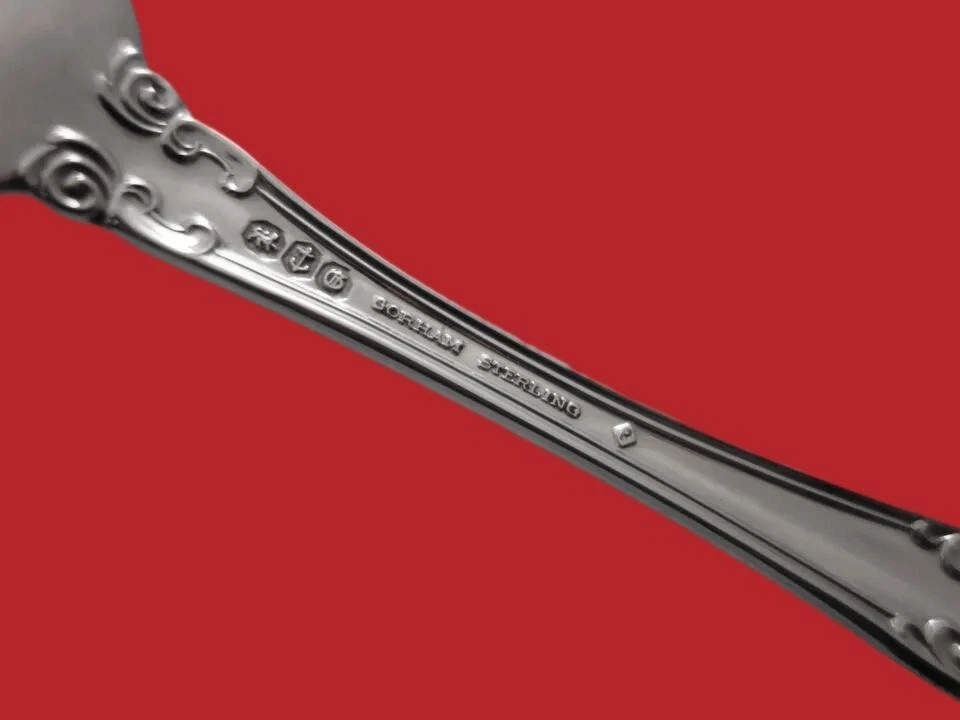 Juego de tenedores de ensalada Melrose by Gorham de plata de ley 12 piezas 6 7/8" Foto 3 de 3