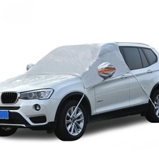 Winter Car Windshield Cover Rear View Mirror Covers Outdoor Dustproof Protection