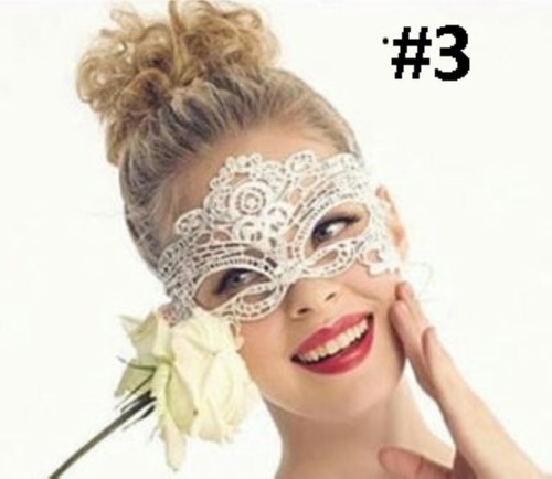 Encaje-Máscara-Ojo-Sexy-Veneciano-Mascarada-Bola-Halloween-Danza del Vientre-Vestido-Disfraz - Imagen 3 de 4