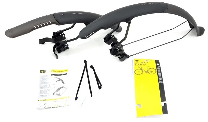 Topeak Tetrafender G1 G2 Gravel Bike Bicycle Fenders Front Rear Set 650 700x50mm