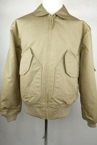 Gibson Barnes Flyers Flight Bomber Jacket Us Military Men Size L