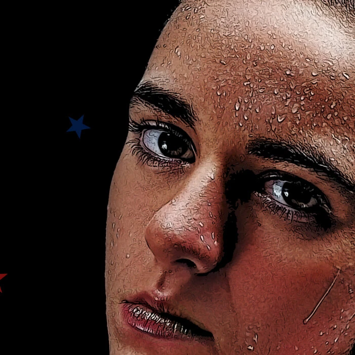 Caitlin Clark T-Shirt Portrait Fan Art Graphic Tee