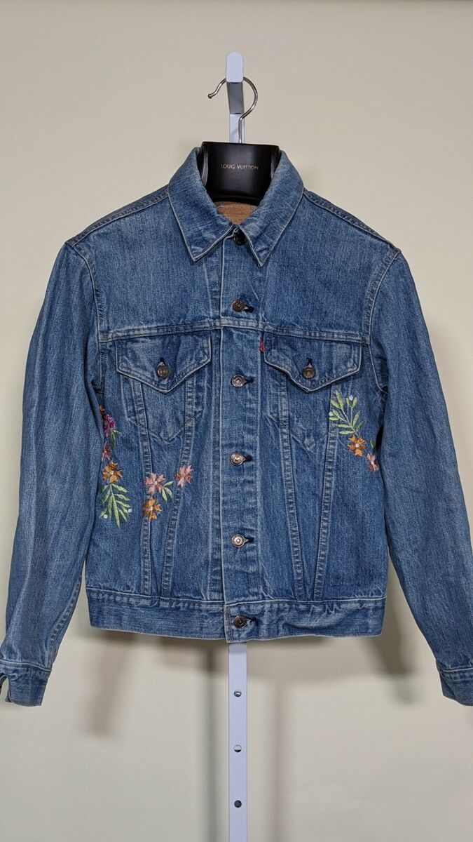 Levi's Type 3 Vintage 70s Floral Bird Embroidered Denim Levi's Type 3 Vintage 70s Floral Bird Embroidered Denim
