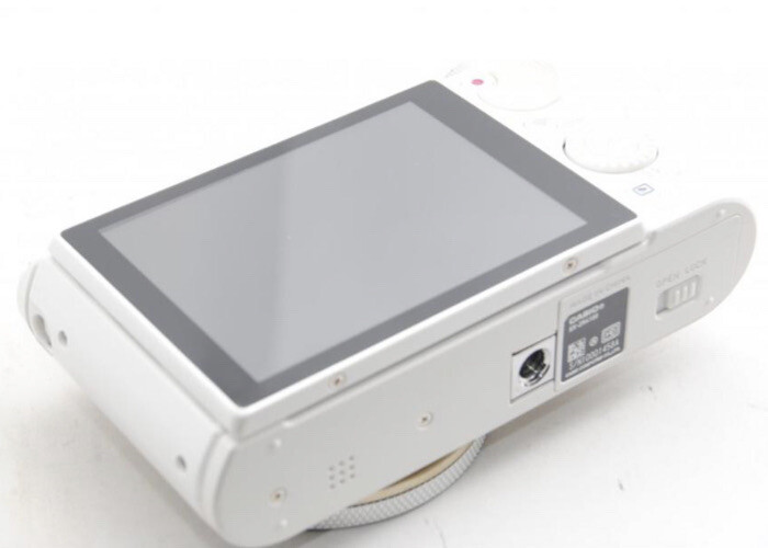 Casio Exilim EX-ZR4100 Digital Camera White Silver Tested | eBay