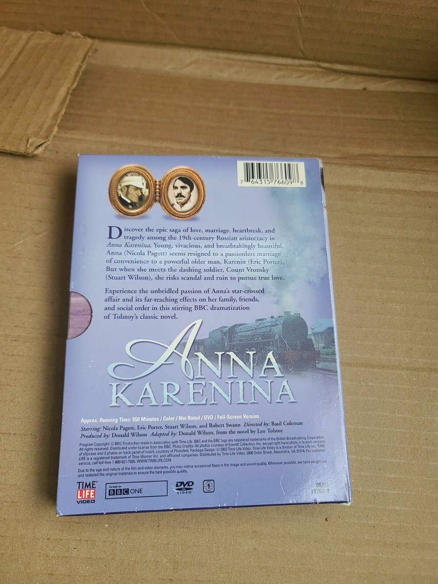 Anna Karenina (DVD, 2003, 3-Disc Set) 764315766098| eBay
