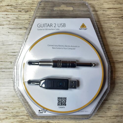 behringer GUITAR 2 USB Guitar to USB Interface Cable - Bild 1 von 2