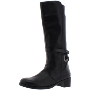 David Tate Feminina Preta Montaria na altura do joelho Botas Sapatos 9.5 Estreito (AA, N) 7257 BHFO | eBay