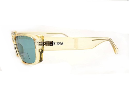 Guess Occhiali Da Sole Da Donna Cristallo Ambra Con Lenti Verdi CAT.2 GU8231 41V - Foto 2 di 4