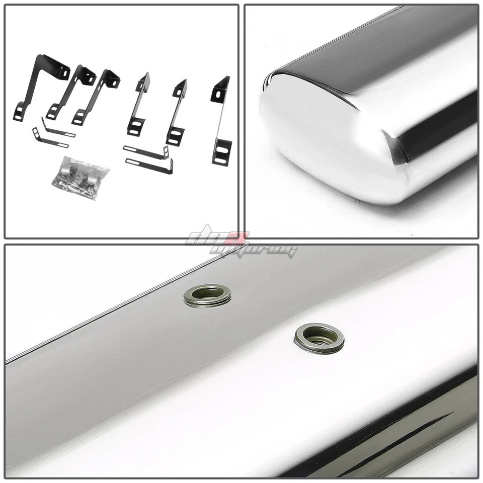 Para Silverado/Sierra 1999-2014 cabina extendida 5" estribo Nerf Bar cromado Foto 3 de 4