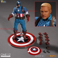 Mezco toyz 1/12 Captain Marvel Usa Action Figure In Stock New Toys Collectibles