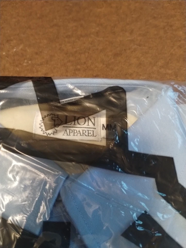 CONTINENTAL AIRLINES Hombres Azul Manga Larga Empleado Botón Camisa M León Ropa Foto 2 de 4