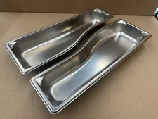 2 Vollrath Wild Super 2-1/2" Deep Stainless Steel Food Pan Size Restaurant NSF