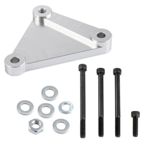 LS Swap Billet Alternator Bracket Adapter w/ Bolts for LS1 LS6 Truck LSX 5.3 6.0 - Picture 3 of 12