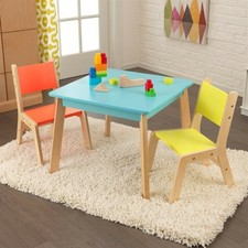 kidkraft rectangle table & 2 chair set